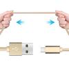 Câble USB Type C - Samsung - Galaxy S8 S8Plus S9 S9Plus S10 - 2M - Nylon Doré - Résistant