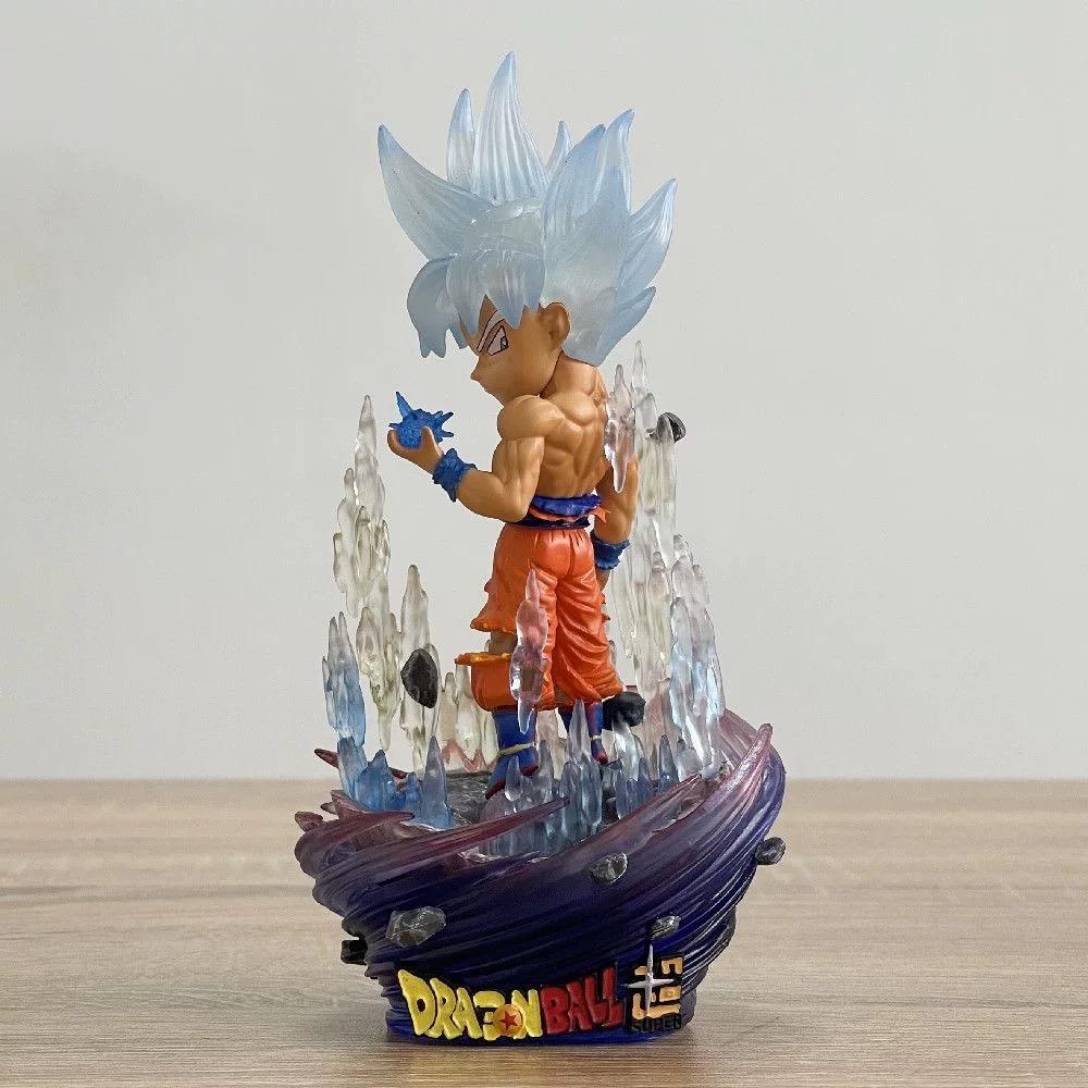 17 см/6,7 дюйма Аниме Dragon Ball Z Ультра Инстинкт Гоку Фигурка ПВХ Фигурки Действия Коллекционная Модель Игрушки Подарки