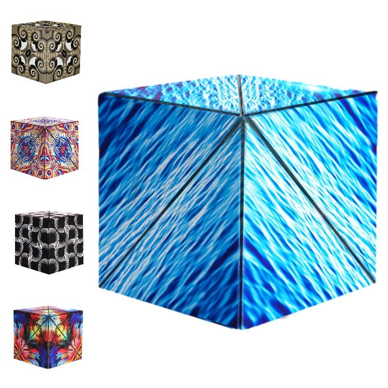 Популярный геометрический магнитный кубик Рубика 3x3, игрушка-головоломка для детей, образовательный и снимающий стресс материал)