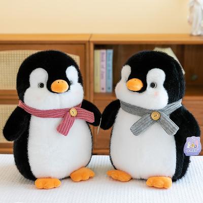 Милый шарф, плюшевая игрушка пингвин-полумесяц, восьмидюймовый кукольный автомат, кукла, сувенир из аквариума