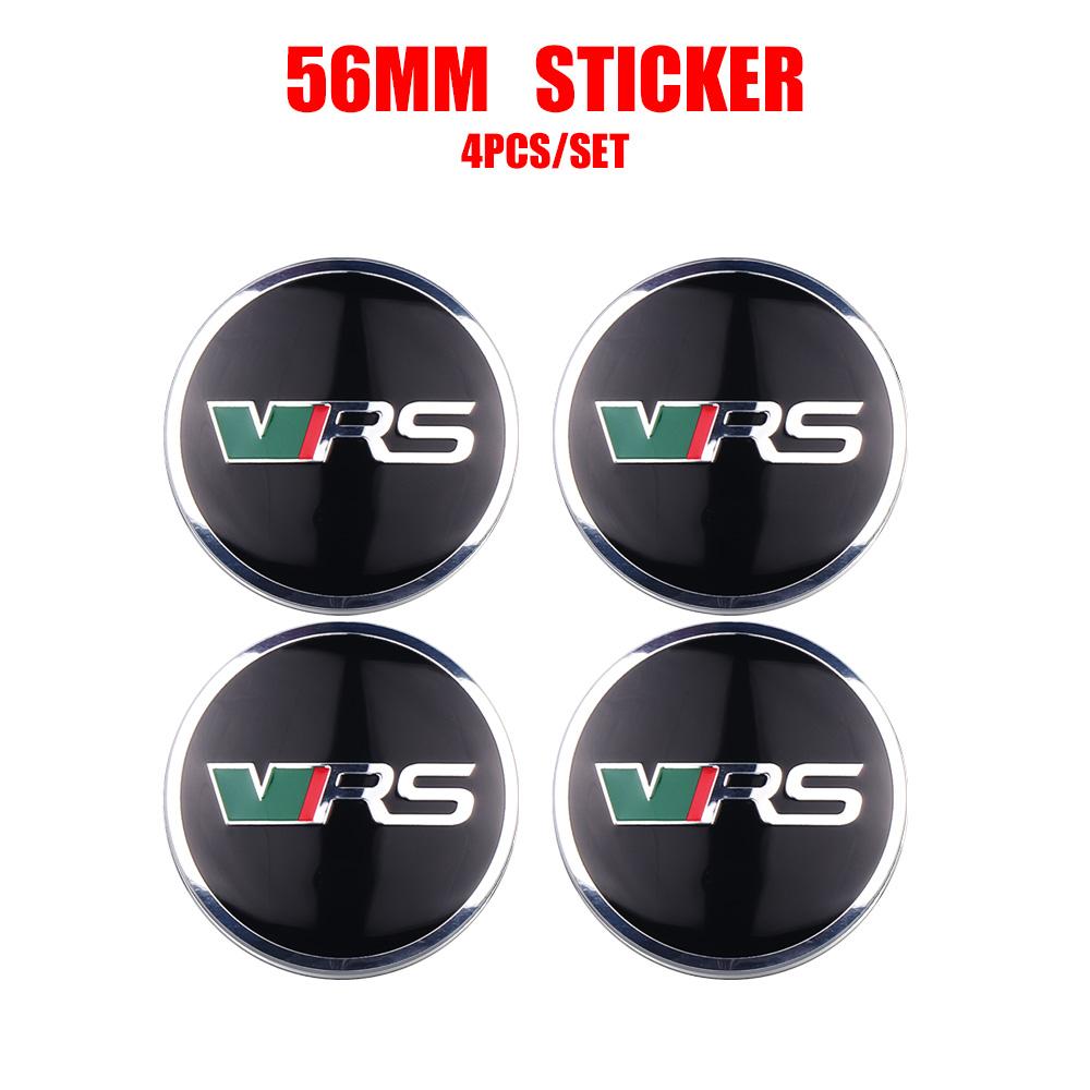 4pcs 56mm Car Emblem Wheel Center Hub Cap Cover Sticker For Skoda Rapid Octavia VRS VII S Kodiaq Karoq Fabia Superb Scala Yeti