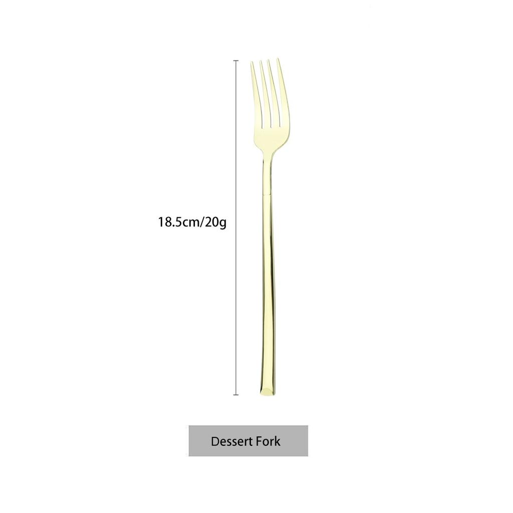1 шт., десертная вилка, набор столовой посуды, обеденная вилка из нержавеющей стали, столовые приборы, посуда, кухонное серебро, столовые приборы высокого качества