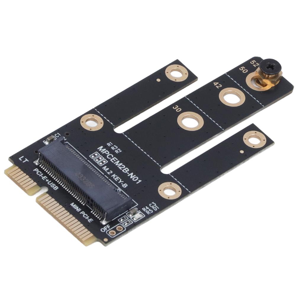 Mini PCIe To M.2 NGFF Adapter PCB Mini PCI Express To M.2 KEY B Converter with for NANO SIM Card