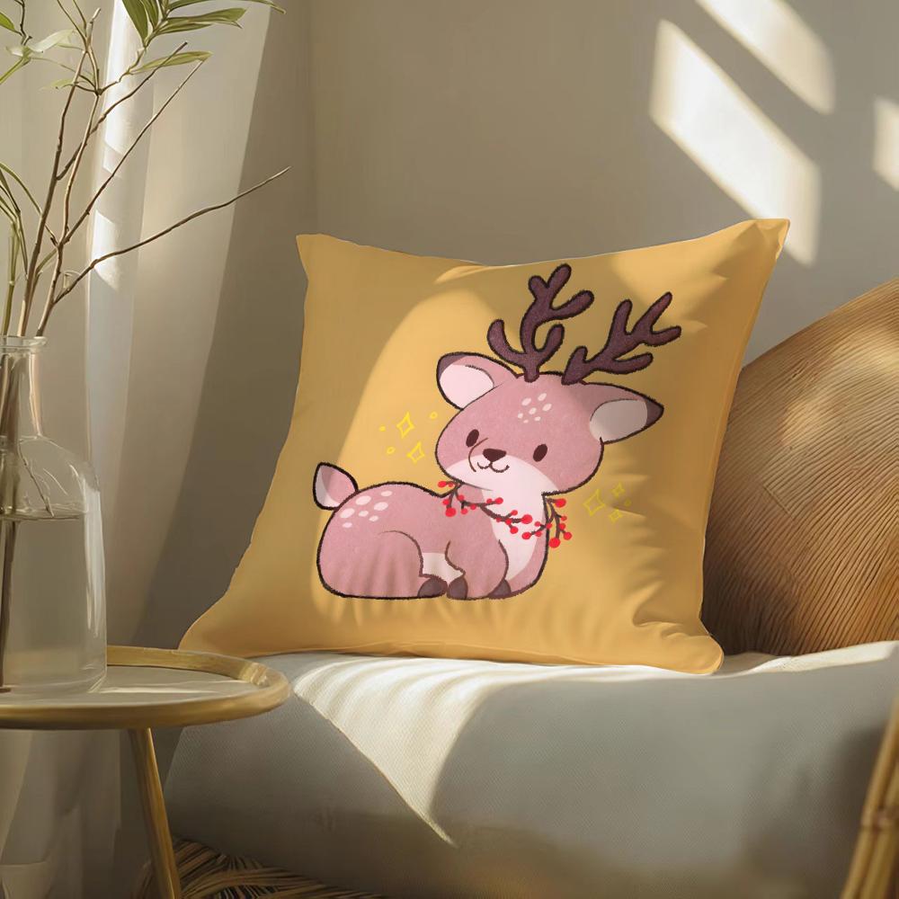 Funny Animals on the Internet Cushion Cover DoubleSided Plush Sofa Cushion Covers Organic Breathable Invisible Zipper