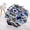 Printed D-Dallas Cowboys Folding Umbrella,Outdoor,Leisure,And Travel Umbrella,Durable Umbrella Fabric,Birthday And Holiday Gift