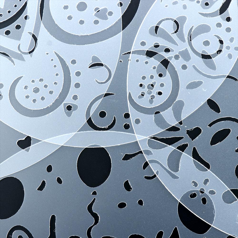Sugar Sieve Lace Flower Edge Bakeware Template Cake Decorating Tool Spray Molds Cake Stencil Set
