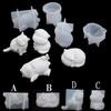 1 шт DIY Pet Cat Mold Craft Tool Силиконовые формы 3D Cat Soap Clay Милая свинья Силиконовые формы для свечей