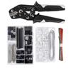 SN-28B+1550Pcs Dupont Crimping Tool Pliers Terminal Ferrule Crimper Wire Hand Tool Set Terminals Clamp Kit Tool