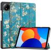 Чехол для Xiaomi Redmi Pad SE 8.7 2024, новый чехол-подставка из искусственной кожи с тремя складками, чехол-подставка для планшета, чехол для redmi pad se 8.7 дюймов, умный чехол