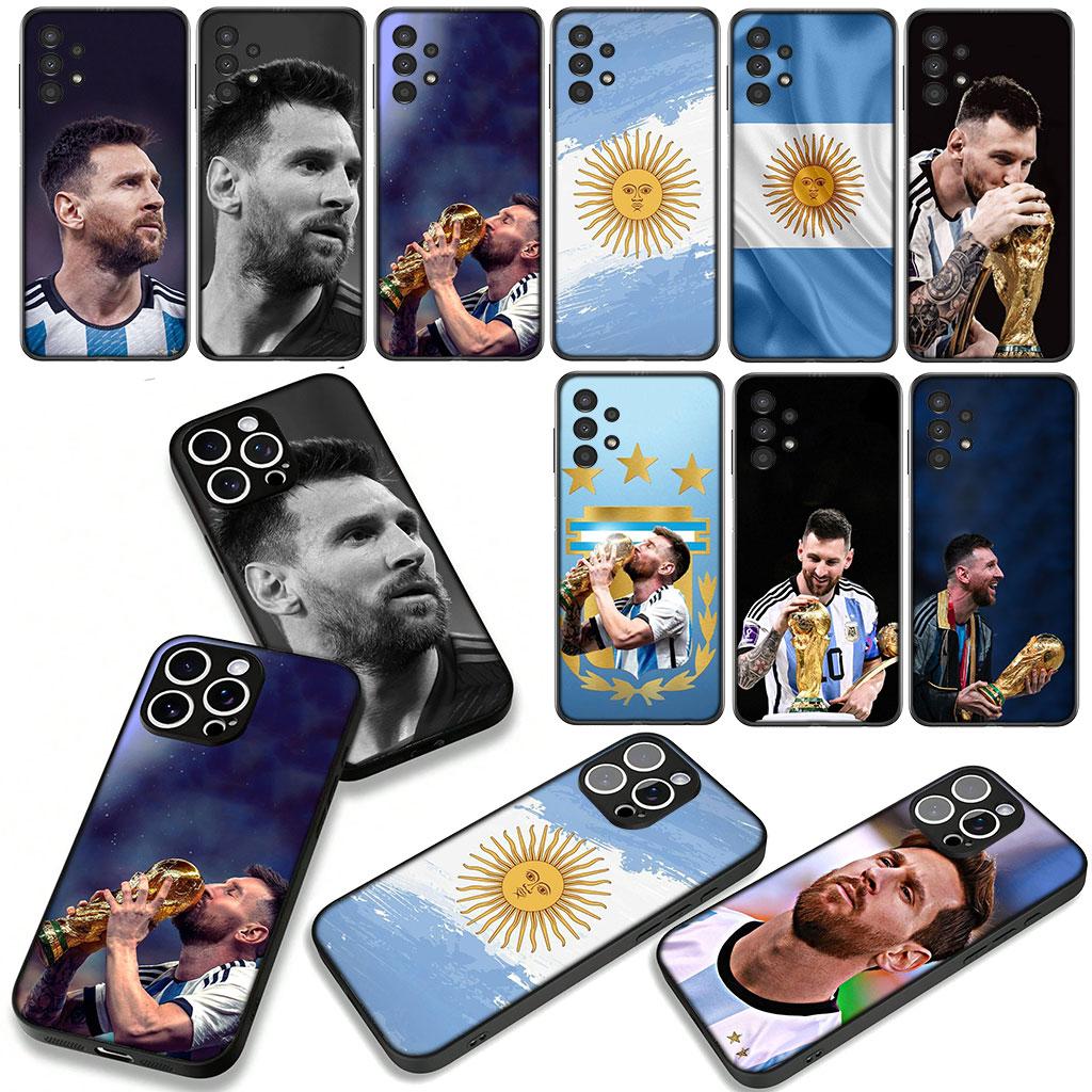 Флаг Аргентины Футбол Номер 10 Чемпион для Samsung Galaxy A36 A17 A26 A07 A35 A54 A53 A13 A33 A34 S20 S21 FE S10 Plus Чехол