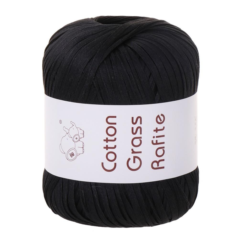 Разноцветная рафия соломенная пряжа DIY упаковочная лента новая веревка для упаковки подарков вязание