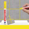 2pcs New Waterproof White Wall Tile Marker Pen Grout Restorer Gap Repair For Bathroom Floor Seam Paint Filling Construction Tools