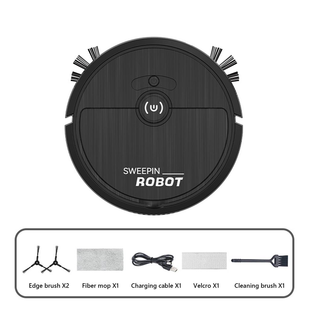 Подметальный робот, зарядка через USB, подметание, всасывание, пылесос «три в одном», подарки для дома, мелкая бытовая техника