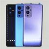 Стеклянная задняя крышка для OnePlus 9, крышка аккумулятора, задний корпус, панель с клейкой наклейкой для объектива камеры