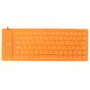 Silicone Keyboard Fully Sealed Design Lightweight Portable Silent Soft Comfortable USB Wired Silicone Keyboard for PC