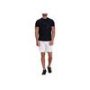 Emporio Armani Мужская футболка с коротким рукавом и принтом логотипа, однотонная, SS23, черная 3R1TU1-1JSAZ-0999