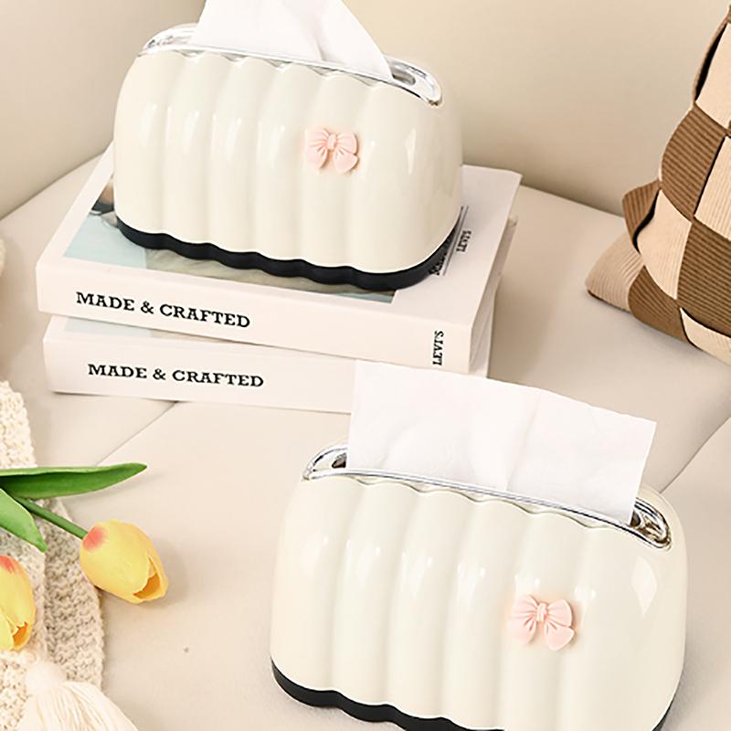 Простая форма ракушки, пружинная подъемная коробка для салфеток, настольная насосная бумажная коробка для гостиной, дома, креативный держатель для салфеток, бумажная коробка