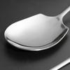 Large Stainless Steel Spoon Long Handle Spoons Kitchen Cutlery Porridge Soup Watermelon Scoops Restaurant Public Spoon Tableware