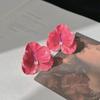 Enamel Finish Ear Stud Jewelry French Earrings Fashion Flower Earrings  Gift