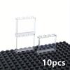 10 ШТ. Прозрачная Панель 1x4x3 Точки Окно Стена Дом Строительные Детали DIY Кирпичи Игрушки Детали Работает С 60581