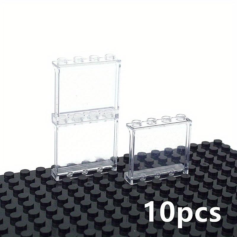 10 ШТ. Прозрачная Панель 1x4x3 Точки Окно Стена Дом Строительные Детали DIY Кирпичи Игрушки Детали Работает С 60581