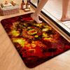Manchester living room sofa Logo Rug Plush Rug Large Area Rug Nursery Mat Water Absorbent