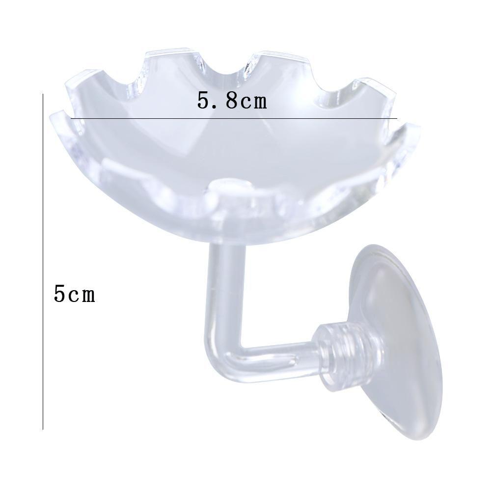 Аквариумная кормушка для креветок, акриловый нетоксичный прочный поддон для корма для рыб с присоской, принадлежности для аквариума
