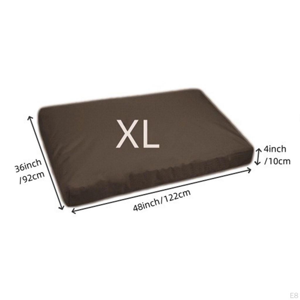 Чехол для собачьей кровати с застежкой-молнией, чехол для подушки для кошачьего коврика, матрас для ящика