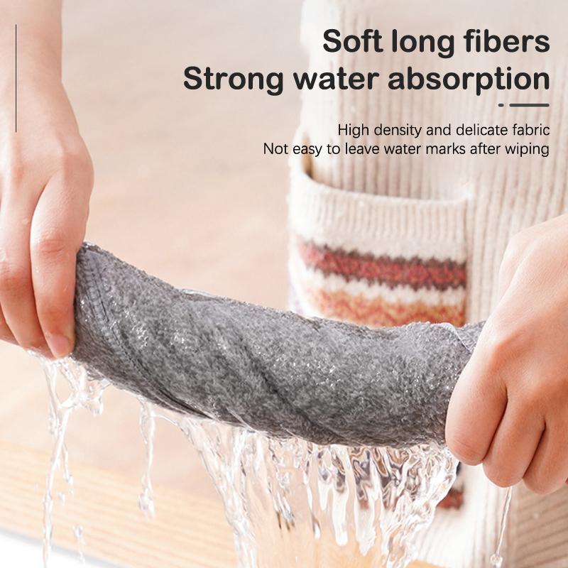 Кухонное мягкое чистящее полотенце из микрофибры, впитывающее масло, тряпка для мытья посуды