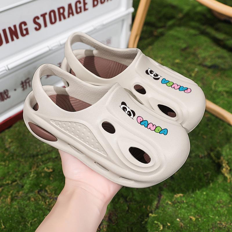 Детские летние сандалии-слипоны: Легкая, удобная пляжная обувь для мальчиков и девочек