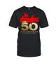 The Stranglers 50 Years in Black Tour Shirt – 2024 Унисекс Панк Футболка