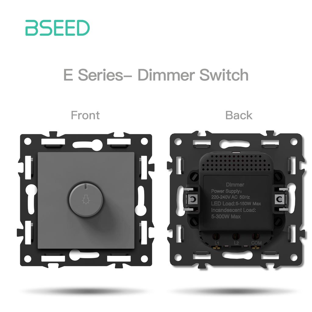 Модули переключателей BSEED WIFI Click Switch, детали для умных выключателей света, белая стеклянная рамка, комбинированные настенные розетки для самостоятельной сборки, USB-зарядный ключ, серия E.