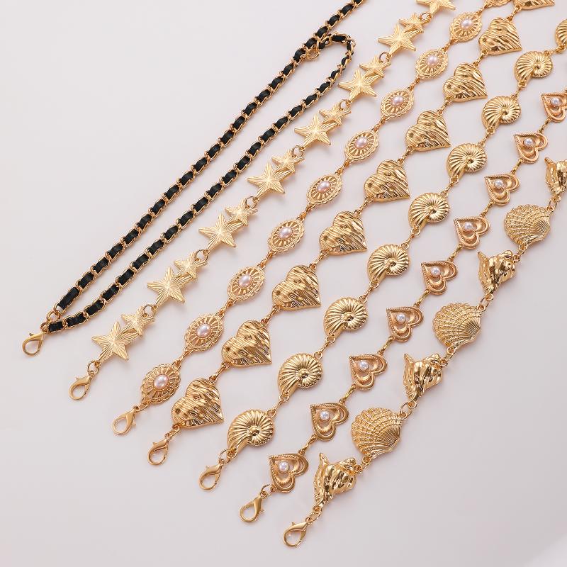 1 шт. Стильная универсальная женская металлическая поясная цепочка, аксессуары, декоративная цепочка для бикини, поясная цепочка, украшение для тела