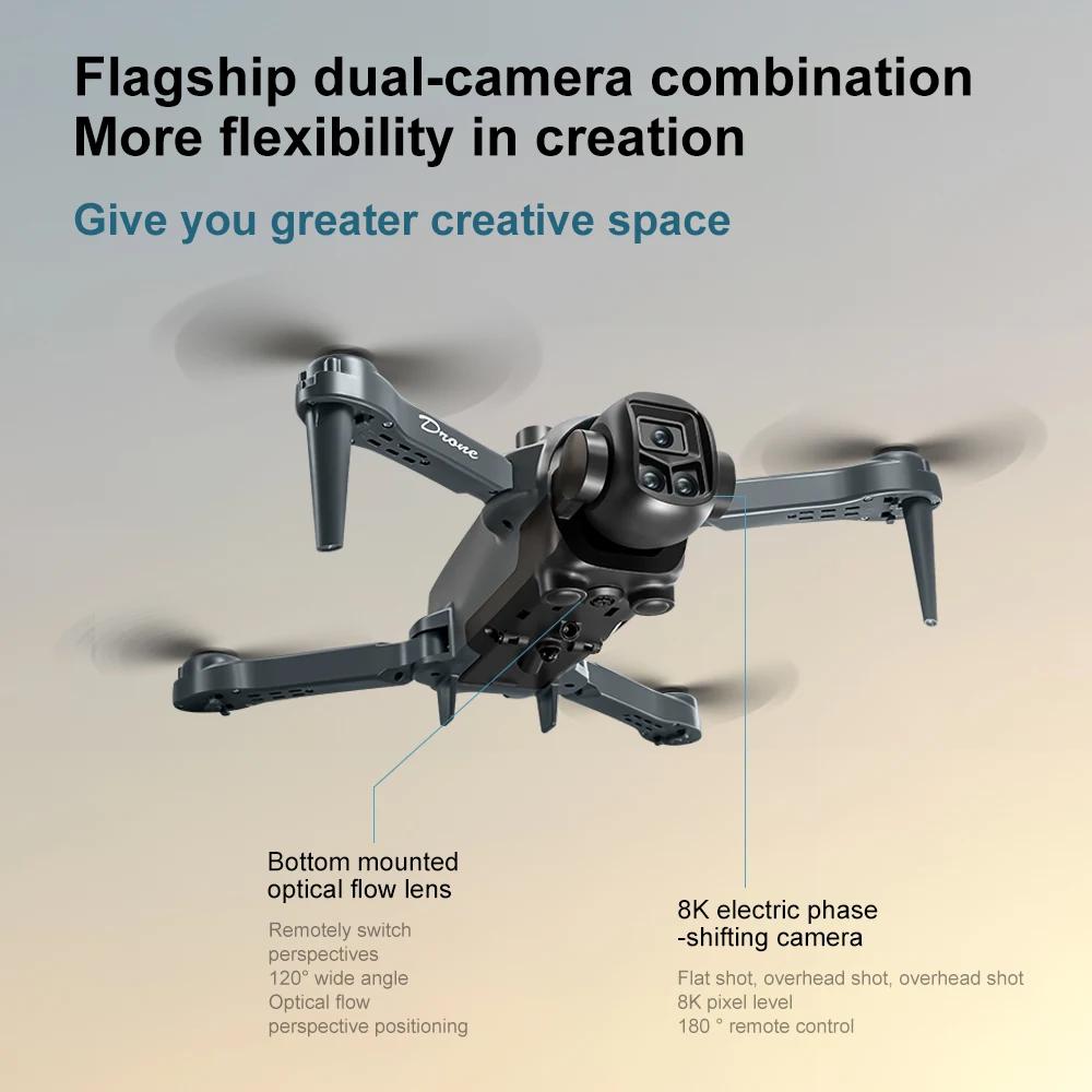 New V98 Drone 8K Aerial HD Profesional Dual-camera Helicopter Optical Flow GPS Positioning Avoidance Bushless Motor Drone