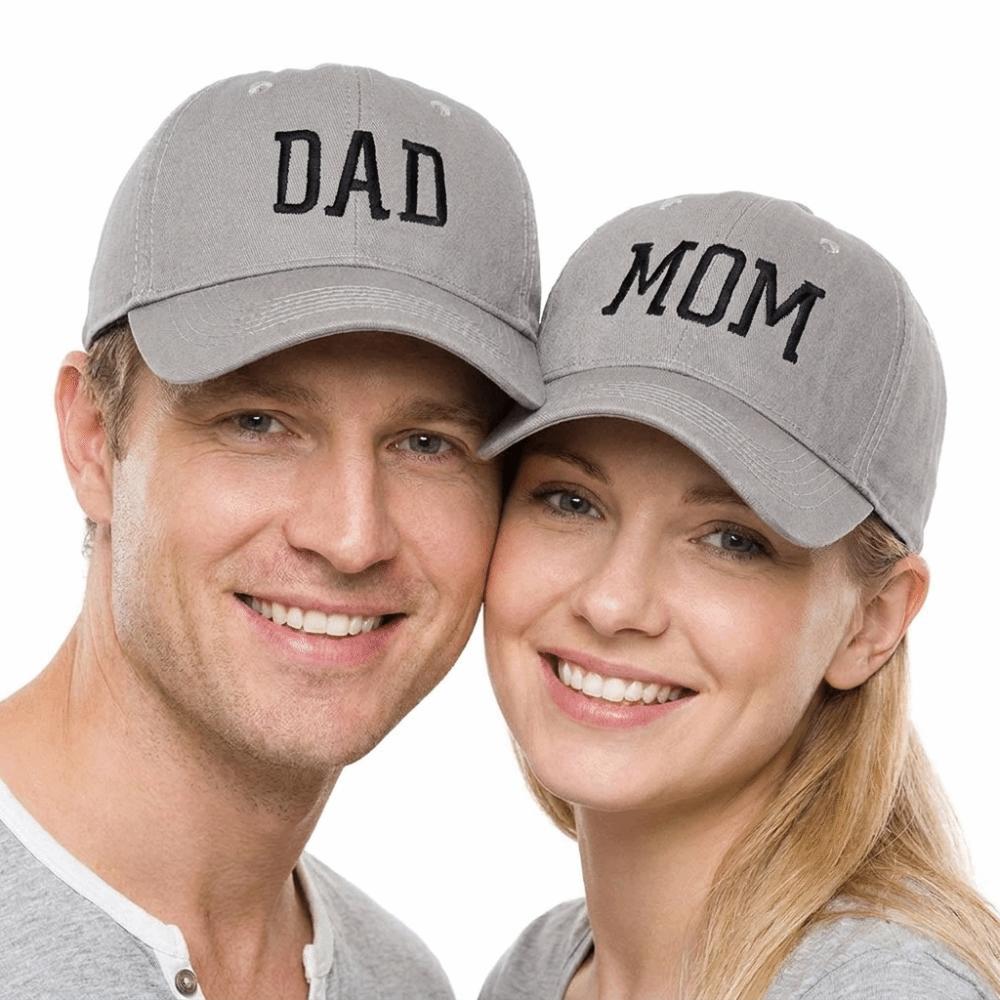 Adjustable Baseball Cap DAD MOM Love Printed Sunscreen Hats Fashion Couple Cap For Man Women
