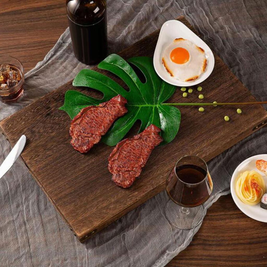 Поднос сервировочный деревянный тарелка декоративные подносы для еды журнальный столик гнездо для завтрака многоцелевой поднос для патио универсальный поднос для дома