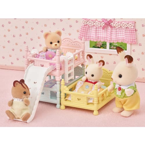 Мебель Sylvanian Families [Детская трехместная кровать] Car-219 ST Mark Сертификация для детей от 3 лет и старше Игрушечный кукольный домик Sylvanian Families EPOCH