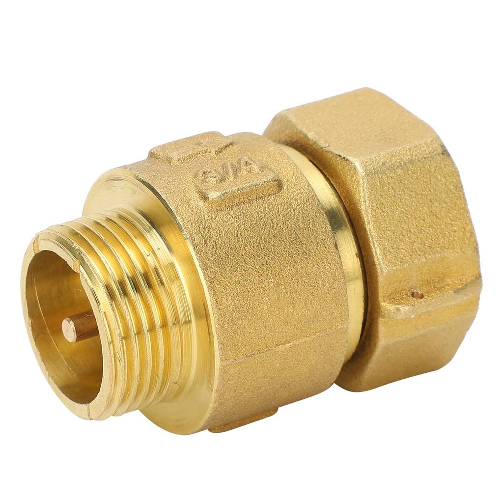 Check Valve Brass Material 1‑Way Streamline Water Meter Thread Reflux Control Tool DN20x25