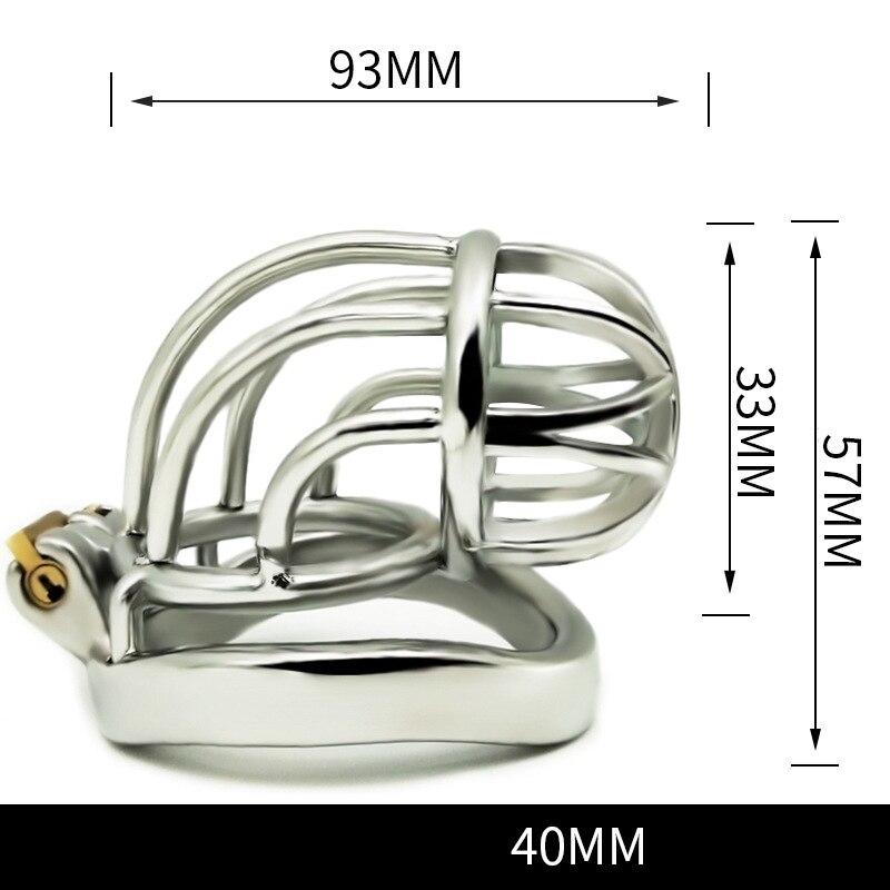 БДСМ раб из нержавеющей стали, мужская клетка для пениса, кольцо на член, сексуальная игрушка для взрослых, рогоносец, уретра, целомудрие, пытки мошонки