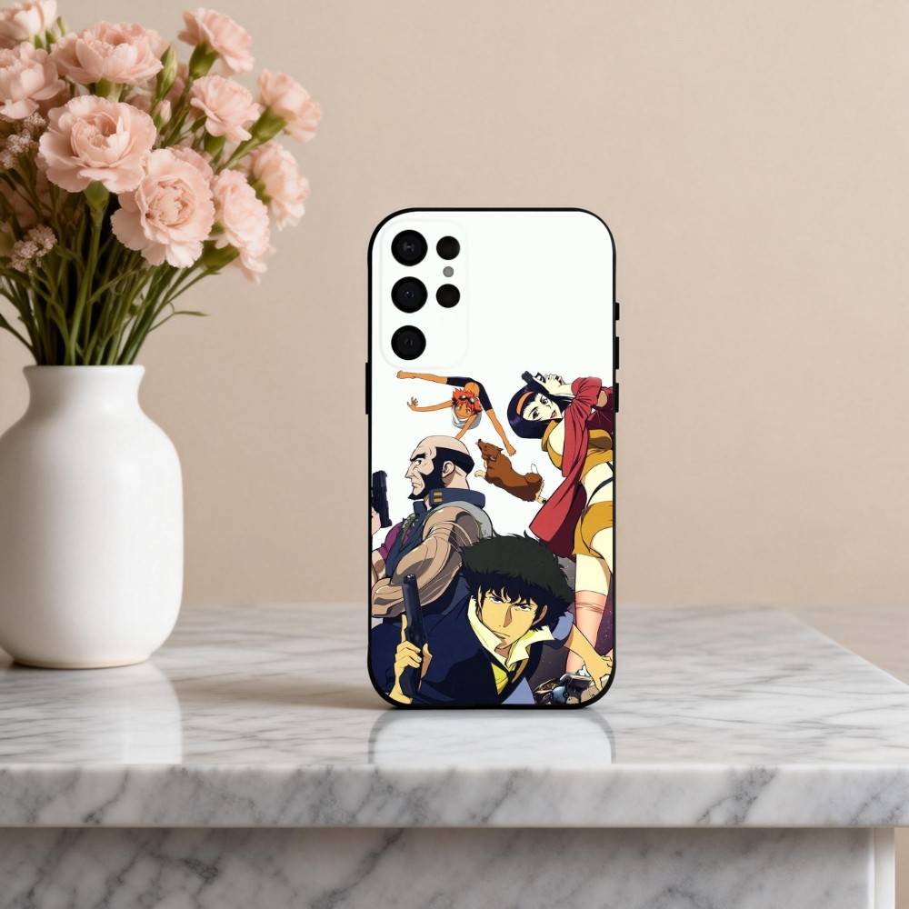 A-Аниме C-Ковбой-Y B-Бебоп-P Чехол для телефона для Samsung S25, S24, S21, S22, S23, S30, Ultra, S20, Plus, Другие Мягкий Черный Чехол