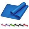 VECELO Yoga 10mm Suitable for Hot Strength and Bodyweight Includes Yoga Mat Blue Mat, Thick, Non-Slip, 18361cm, Soundproof, Washable, Pilates, Yoga,