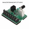 8 Channel PWM Fan Splitter 6Pin Power Interface Computer Fan Hub Practical Cooling Fan Hub  PC Case