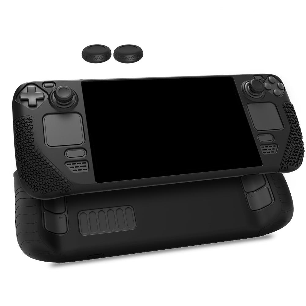 1× Мягкий ТПУ Чехол для Игры, Ударопрочная Кожаная Оболочка, Защитный Чехол для Steam Deck