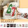 150x200cm Flannel Blankets, Christmas-themed Personalized Blankets, Digitally Printed Blankets