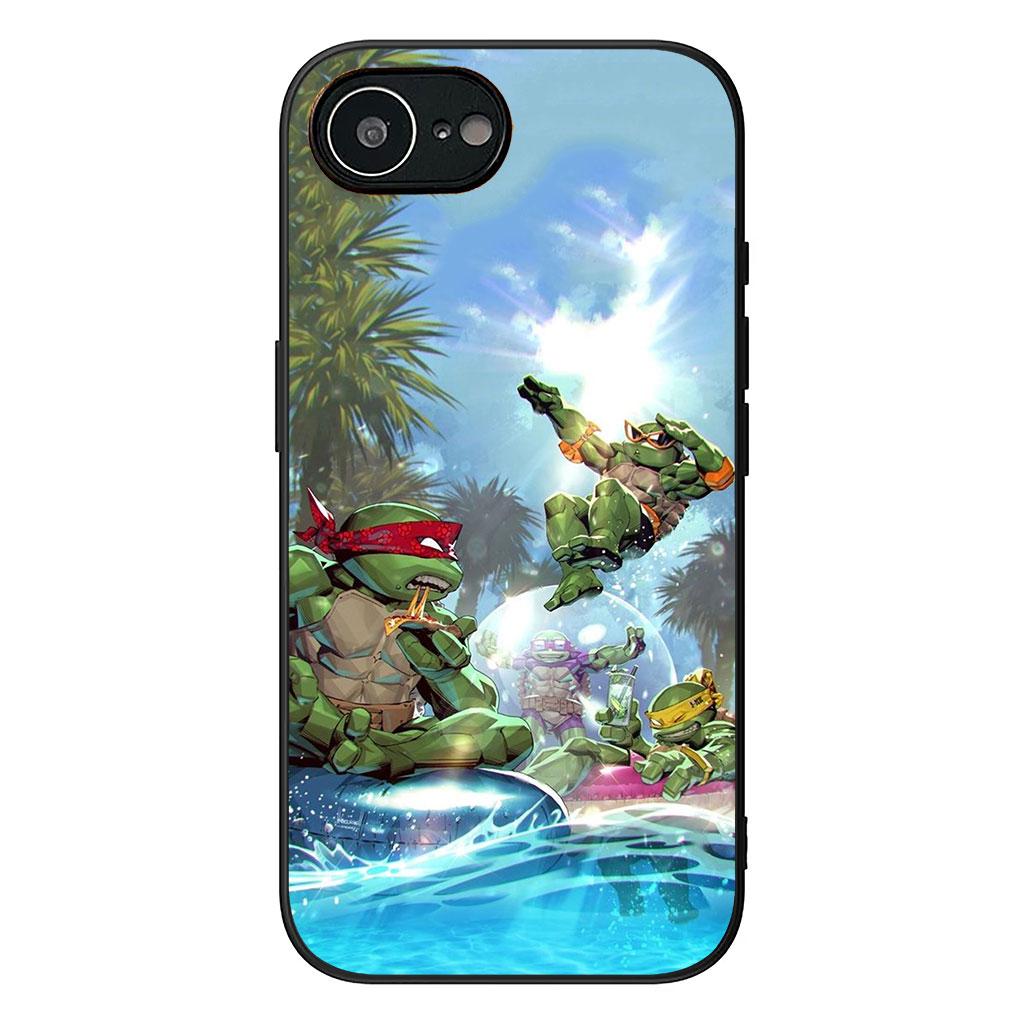 Cover for Apple iPhone 16 15 14 Plus 13 12 Mini 17 Pro Max + ProMax 16E Air Phone Case N-Ninjas Cartoon T-Turtles