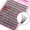 DIY C Curl False Eyelashes 8-16mm Eyelashes Extensions Individual Cluster Eyelashes  Cosplay Party