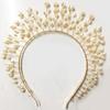 Crown Tiaras Retro Hair Accessories Head Bands Hair Hoop Gold Leaf