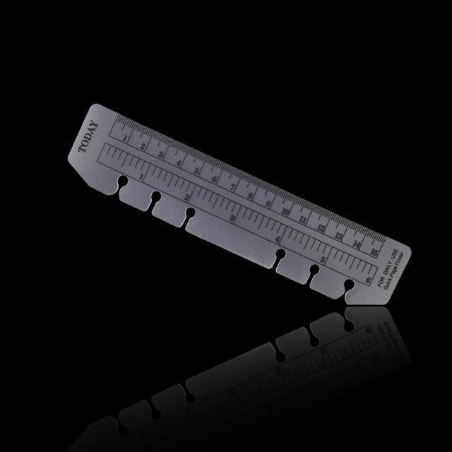 Закладка и линейка для рисования A5/A6/A7, Уплотненный 60-й шелк, Блокнот на кольцах для DIY с шестью отверстиями, Стандартные 6 отверстий