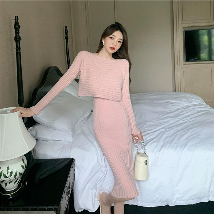 Autumn/Winter 2026 Knit Sweater & Camisole Skirt Set