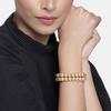Double Line Gold Pearl Bracelet